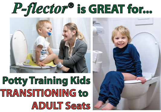 Potty-training Kids Transitioning to Adult Toilet Seats is a BIG DEAL!